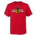 Chicago Blackhawks detské tričko Apro Logo Ss Ctn Tee red