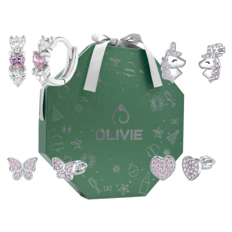 OLIVIE Adventný kalendár PINK 8164