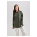 DEFACTO Regular Fit Crew Neck Sweatshirt Tunic