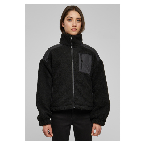 Women's Sherpa Mix Jacket Black