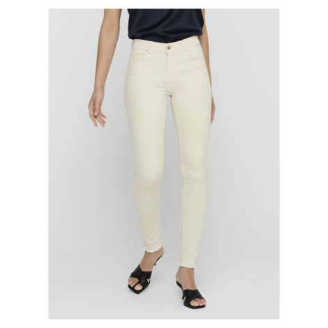 Cream Skinny Fit Jeans ONLY Blush - Women