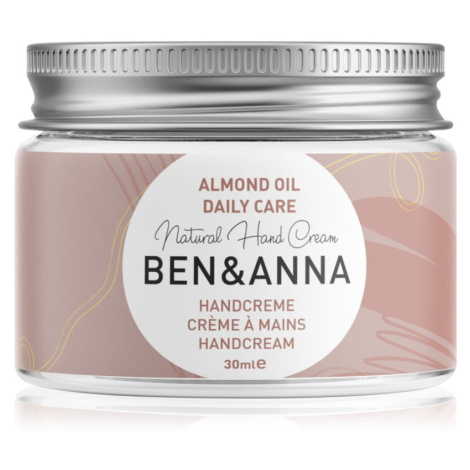 BEN&ANNA Natural Hand Cream Daily Care krém na ruky s mandľovým olejom