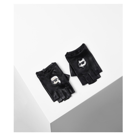 Rukavice Karl Lagerfeld K/Ikonik 2.0 Fingerless Glove Čierna