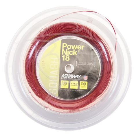 Ashaway PowerNick 18 Zyex Red 1.15mm Squash String