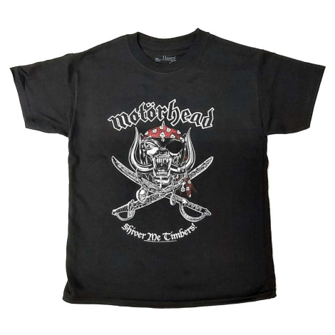 Motörhead tričko Shiver Me Timbers Čierna