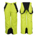 Detské / juniorské lyžiarske nohavice HJZ22 JSPMN001 45S neónovo zelená - 4F neonová zelená