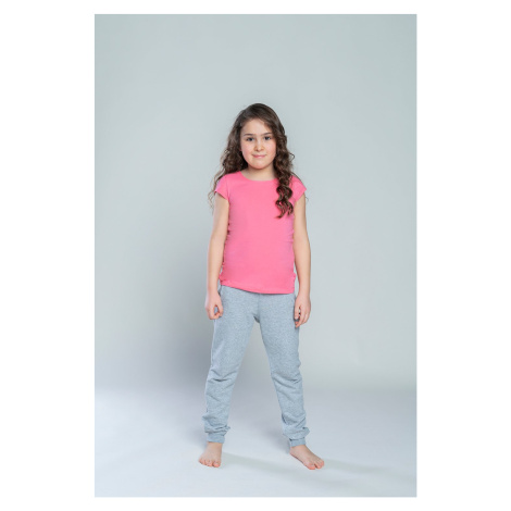 Tola Girls' T-Shirt with Short Sleeves - Pink Italian Fashion