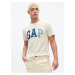 Krémové pánske tričko s logom GAP