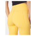 UNDER ARMOUR Športové nohavice 'Meridian'  žltá / biela
