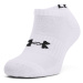 Under Armour 3Pack Core No Show Socks bílé