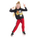 mshb&g Rock Cat Girl Child Trousers T-shirt Suit