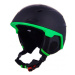 Lyžiarska prilba BLIZZARD Double ski helmet, black matt neon green, big logo