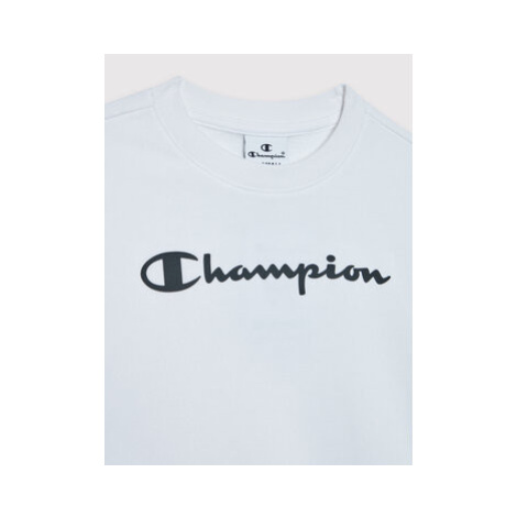 Champion Mikina 404299 Biela Regular Fit