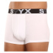 3PACK pánske boxerky Styx športová guma biele (3G1061)