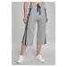 Women's Terry Culotte Belt Grey/Navy