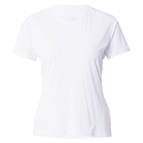 ADIDAS PERFORMANCE Funkčné tričko 'Adizero Essentials'  svetlozelená / biela