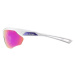 Alpina Sports NYLOS HR Unisex slnečné okuliare, biela, veľkosť