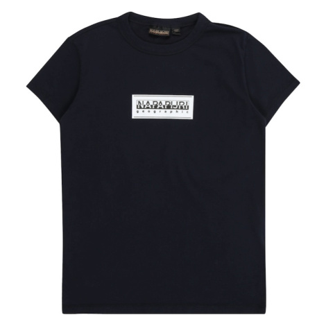 NAPAPIJRI Tričko 'K S-CHAMOIS'  námornícka modrá / biela