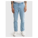 Big Star Man's Straight Trousers Denim 190078 Light Denim-253