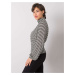 Black-ecru striped blouse by Ambrosia RUE PARIS