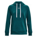 Dámska tréningová mikina s kapucňou UNDER ARMOUR Rival Fleece HB Hoodie-GRN-1356317-716