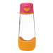 Sport fľaša na pitie 600 ml - ružová/oranžová