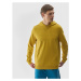 Pánska mikina s kapucňou 4F SWEATSHIRT-4FWSS24TSWSM0948-71S-YELLOW