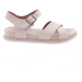 DGN P31-23y Women's Cross Strap Sandals Genuine Leather Beige