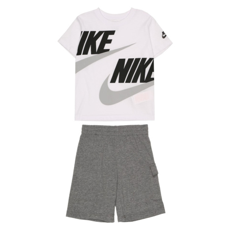 Nike Sportswear Joggingová súprava  sivá / čierna / biela