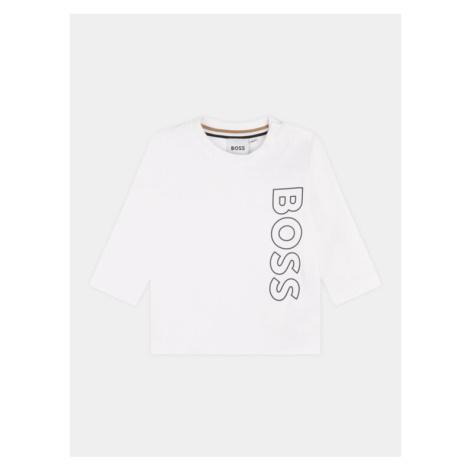 Boss Blúzka J05A21 Biela Regular Fit Hugo Boss