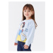 LC Waikiki Crew Neck Disney Printed Baby Girl Sweatshirt