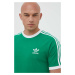 Bavlnené tepláky adidas Originals Adicolor Classics 3-Stripes Tee zelená farba, s potlačou, IM04