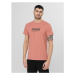 Pánske tričko s krátkym rukávom 4F MENS T-SHIRT TSM026-65S-PALE CORAL