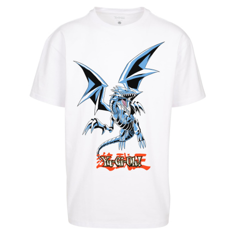 Yu-Ghi-Oh Blue Eyes White Dragon Heavy Oversize Tee white mister tee