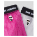 Ponožky Karl Lagerfeld K/Ikonik Transparent Socks 2Pk Rôznofarebná