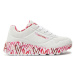 Skechers Sneakersy Uno Lite Lovely Luv 314976L/WRPK Biela