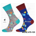 MORE Pánske ponožky More-079-195 196-modrá