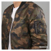 Bunda Urban Classics Camo Basic Bomber Jacket Camo Green