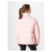 Tommy Jeans Zimná bunda  ružová / biela