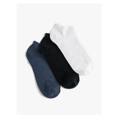 Koton Basic Set of 3 Booties and Socks, Multicolored