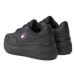 Tommy Jeans Sneakersy Tjw Retro Basket Flatform Ess EN0EN02506 Čierna