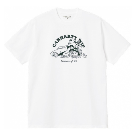 Carhartt WIP S/S Flat Fire T-Shirt-L biele I029931_02_90-L