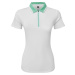 Footjoy Colour Block Lisle White/Mint Polo košeľa