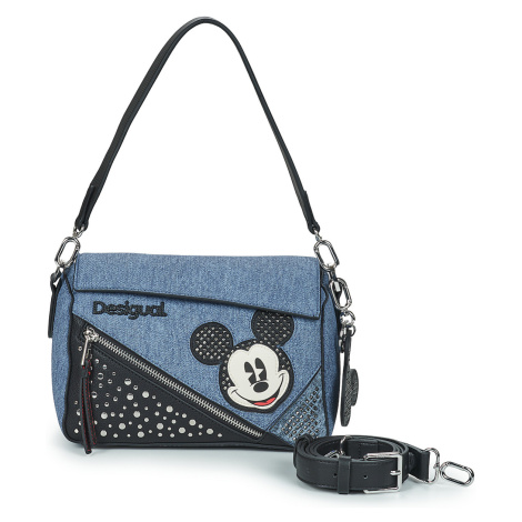 Desigual  BAG MICKEY DENIM EDGE PHUKET MINI NF PU  Tašky cez rameno Modrá