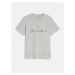 Tričko Trussardi T-Shirt Logo Cotton Jersey 30/1 Šedá