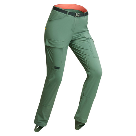 Dámske nohavice Tropic 900 proti komárom zelené FORCLAZ