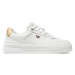 Tommy Hilfiger Sneakersy Essential Basket Sneaker Gold FW0FW08076 Écru