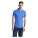 Superdry VINTAGE DESTROYED S/S PIQUE POLO Pánske tričko polo, modrá, veľkosť
