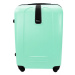 Zelený ľahký plastový cestovný kufor &quot;Superlight&quot; - veľ. M, L, XL
