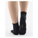 Gina Unisex športové froté ponožky 82008P čierna